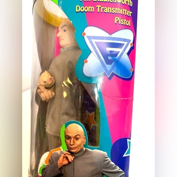 VTG 1998 NEW IN BOX Trendmasters Austin Powers DR EVIL 9" Figure + Accessories - Picture 5 of 6